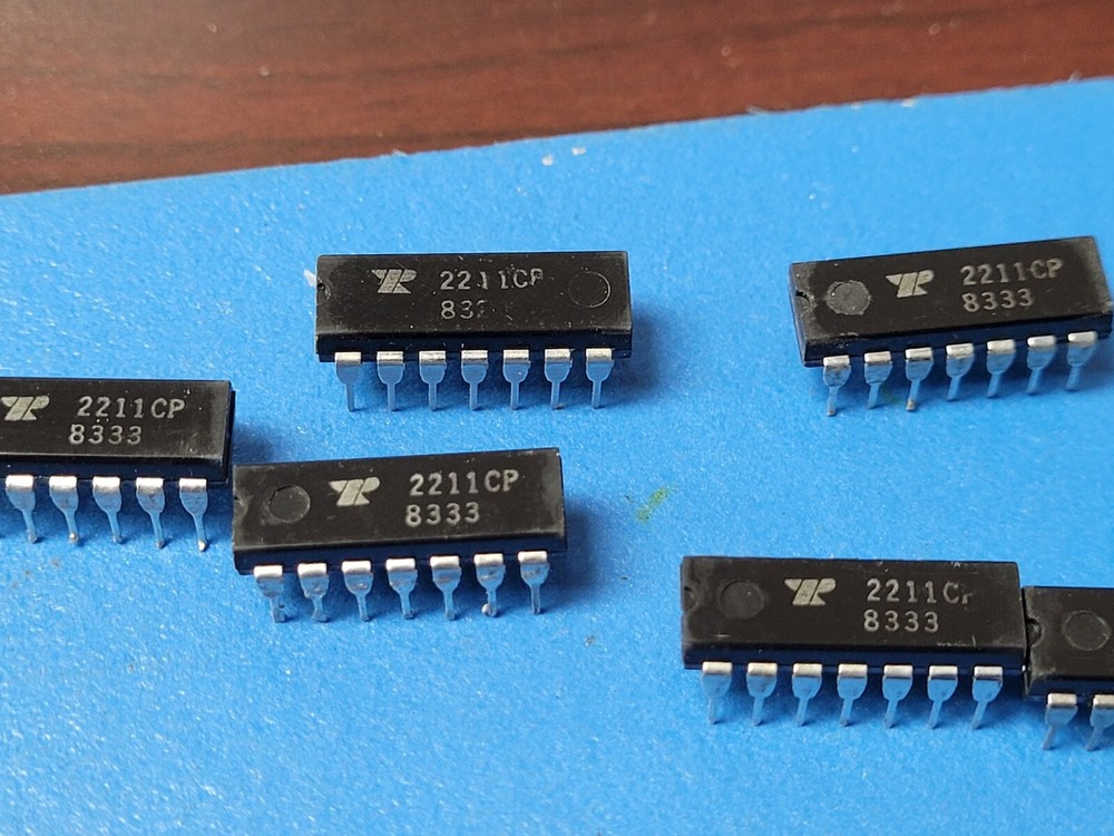 (5 PCS) XR2211CP EXAR/RAYTHEON Tone Decoder Circuit, Bipolar, PDIP14