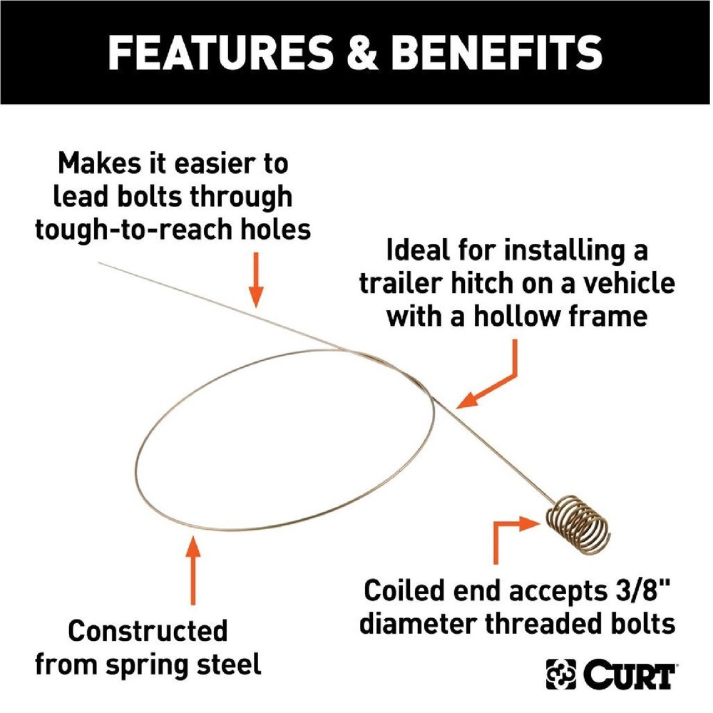 Curt 58390 3/8" Fish Wire / Pull Wire