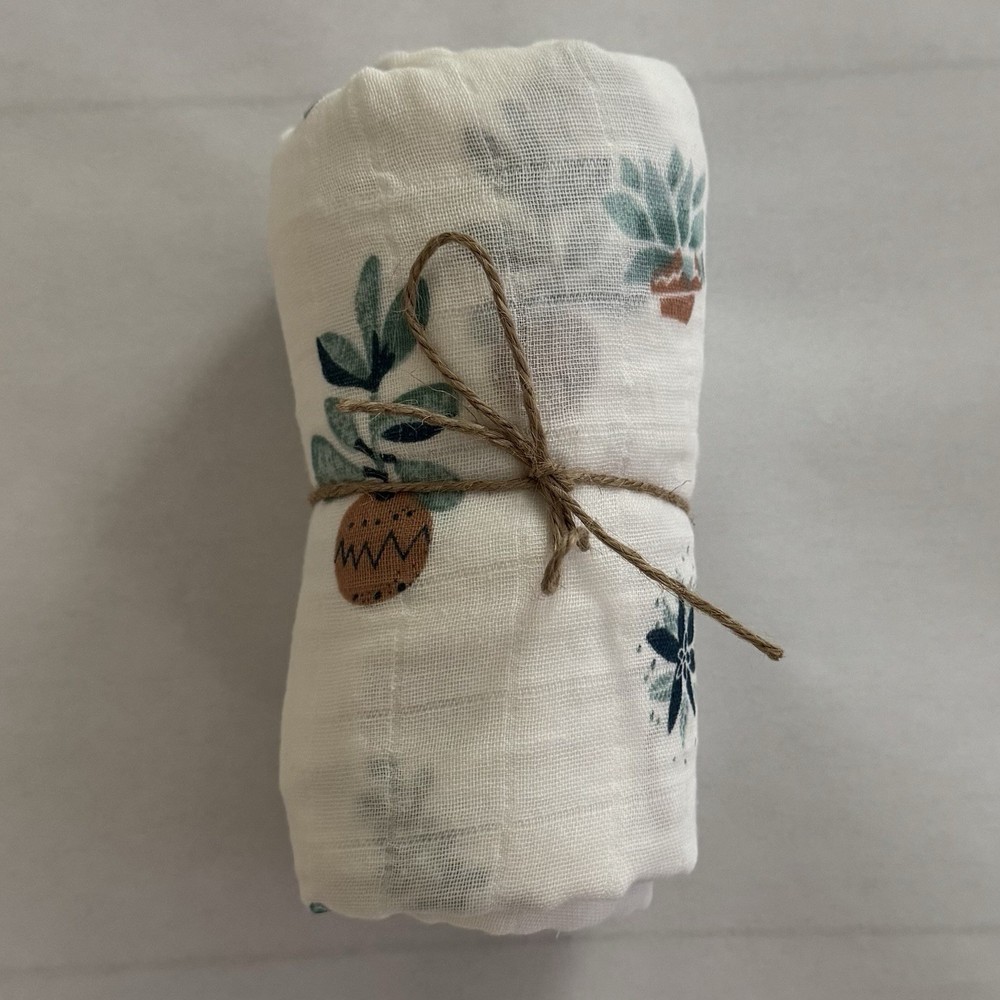 Cactus  Print Baby Swaddle