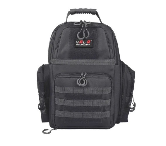 Val-R Modular Tactical Range Pistol Backpack in Black
