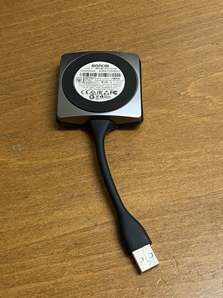 Barco ClickShare Button Switch R9861006D01 USB For Wireless Presentation Genuine