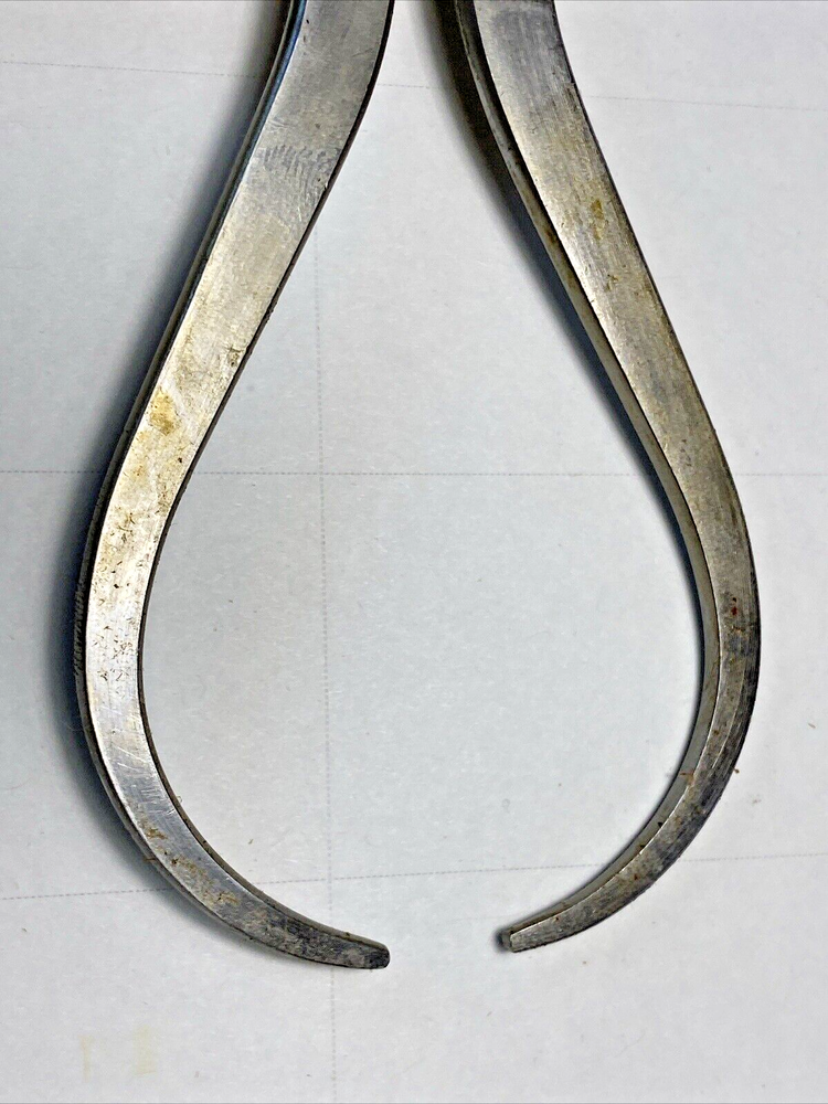 Starrett 4" Outside Spring Caliper Solid Nut No. 79 USA