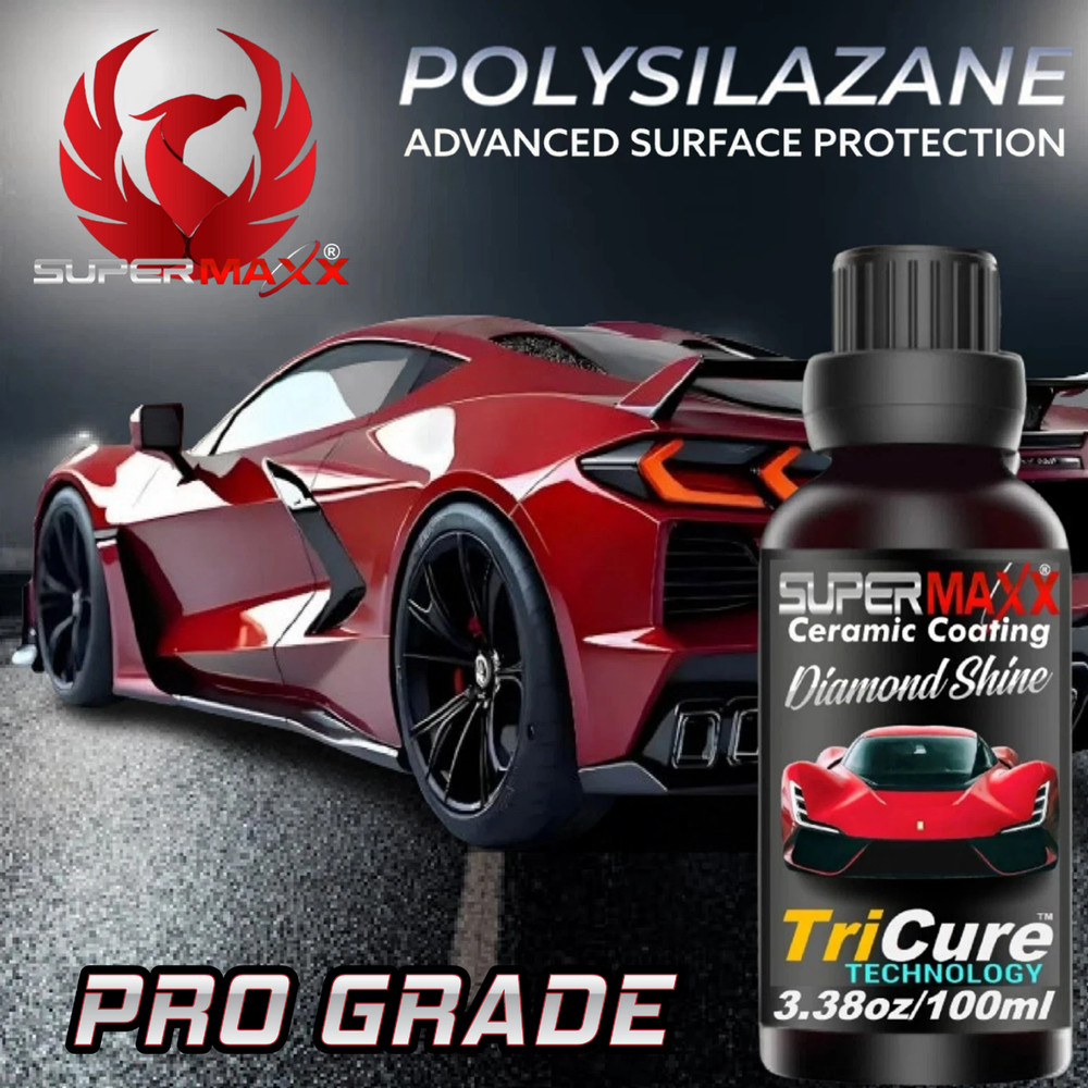 SUPERMAXX TRICURE ADVANCED CERAMIC CAR COATING PROTECTION - 100 ML KIT