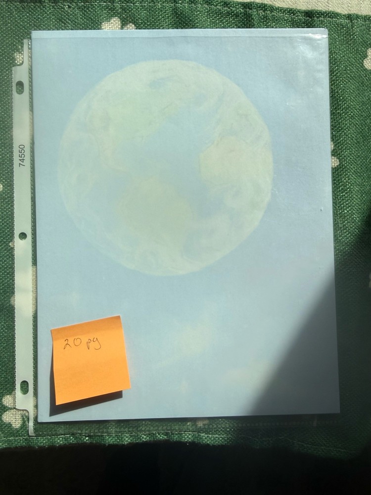 Vintage Designer Stationary Paper Sheets 100+, Celestial, Moon, Thunder, Rainbow