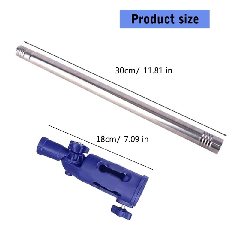 Ergonomic Paint Brush Extender For Angled Ceiling And Wall Surfaces Projects