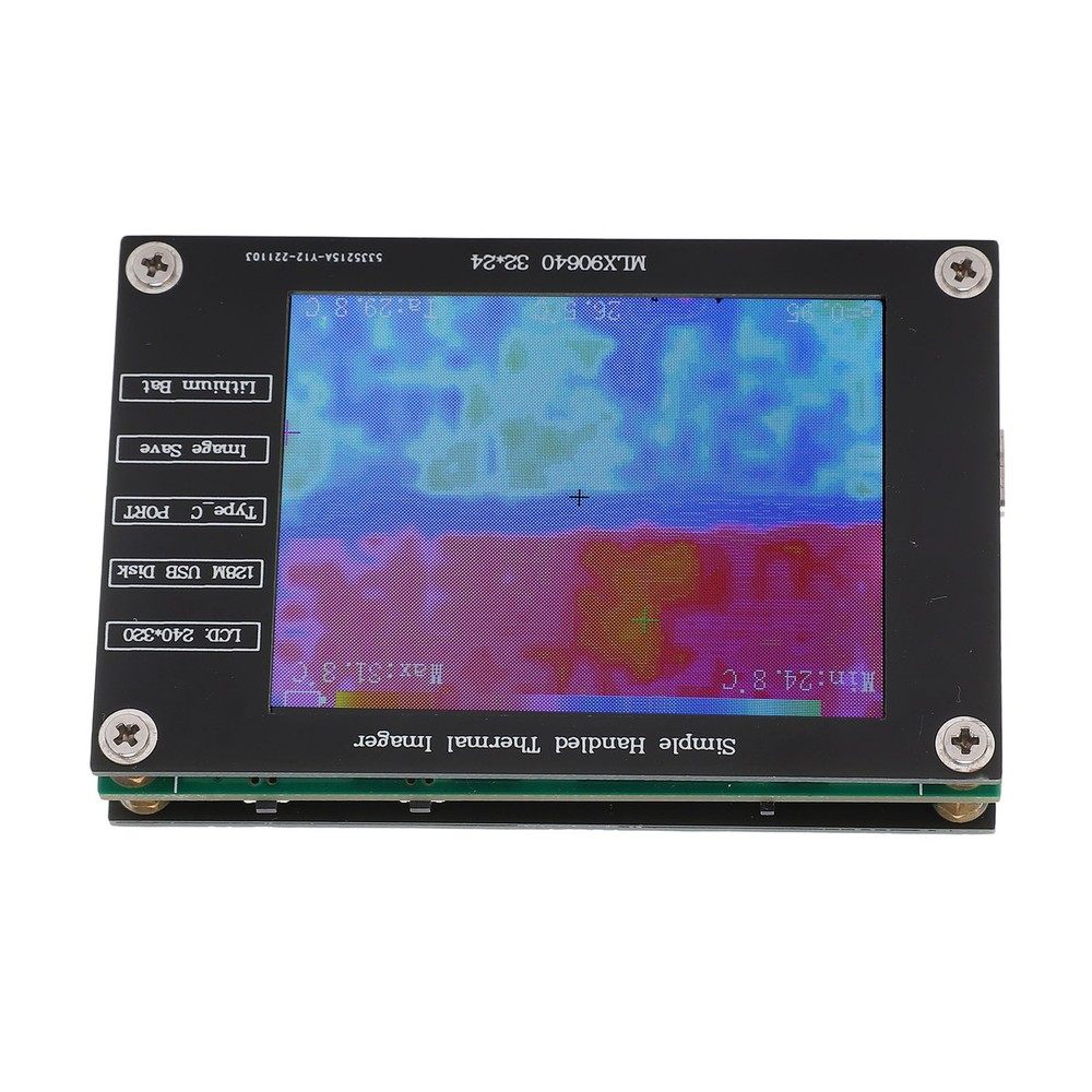 Thermal Imager Infrared Camera Digital Handheld Portable 2.8in LCD Screen