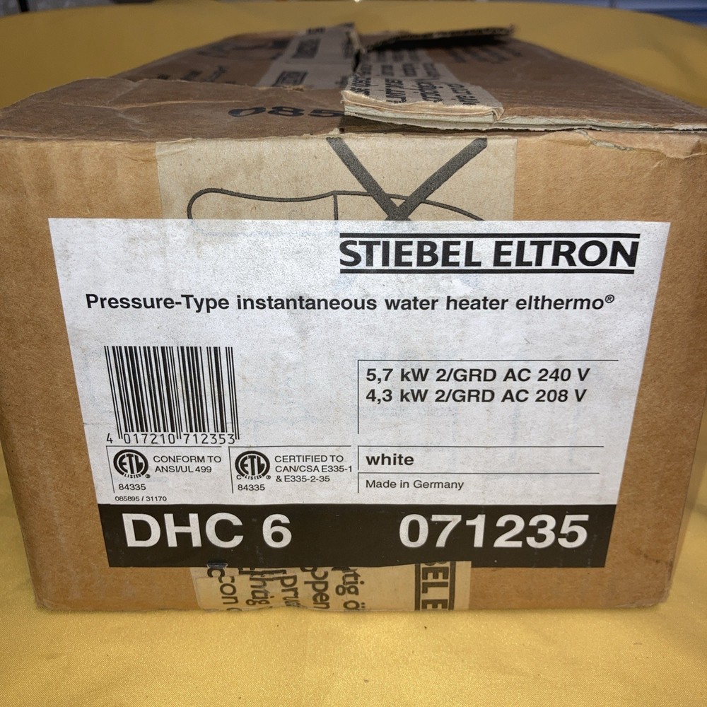 Stiebel Electron Instantaneous Water Heater DHC6