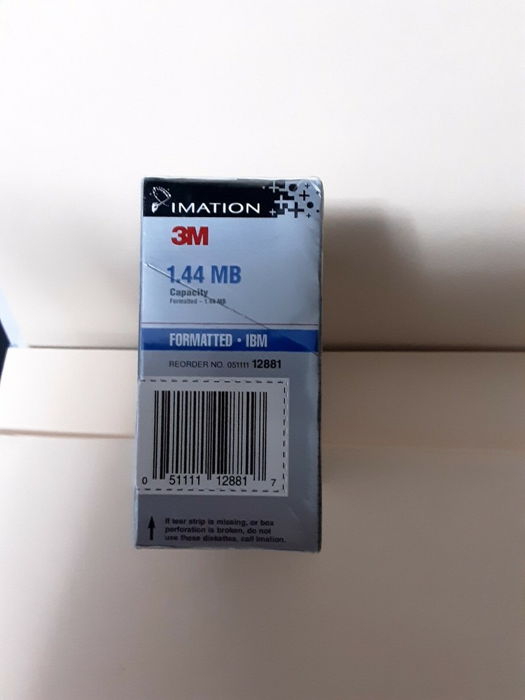 Imation 3.5" Floppy Disk Diskettes_1.44MB_IBM Formatted 2HD_10;Pack