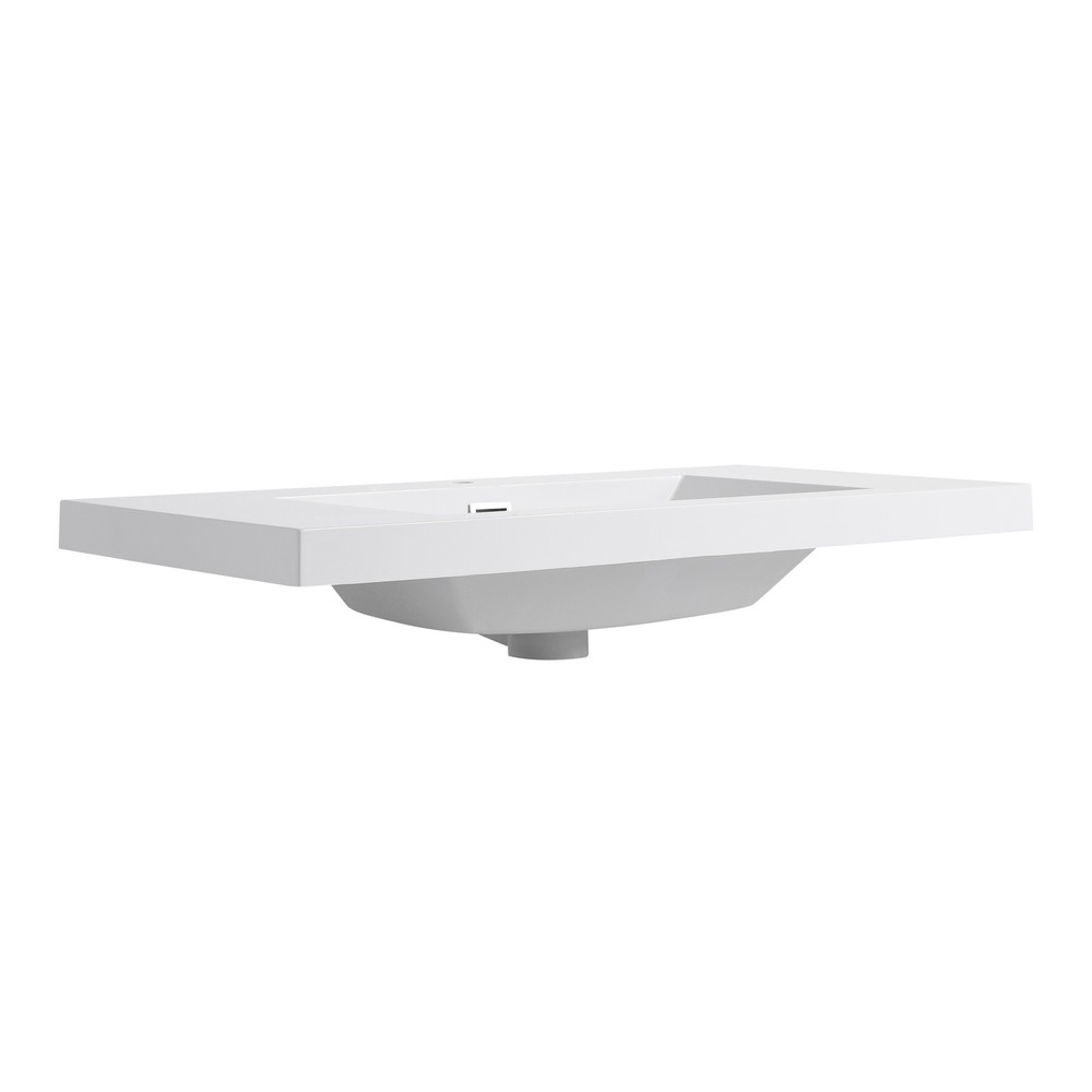 36" Bathroom Resin Sink