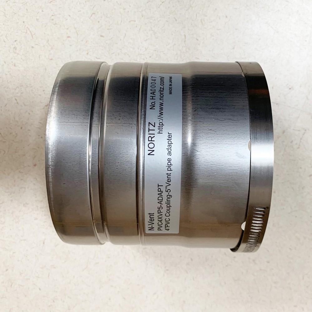 Noritz PVC4XVP5-ADAPT 4" PVC to 5" Stainless Steel Ventpter
