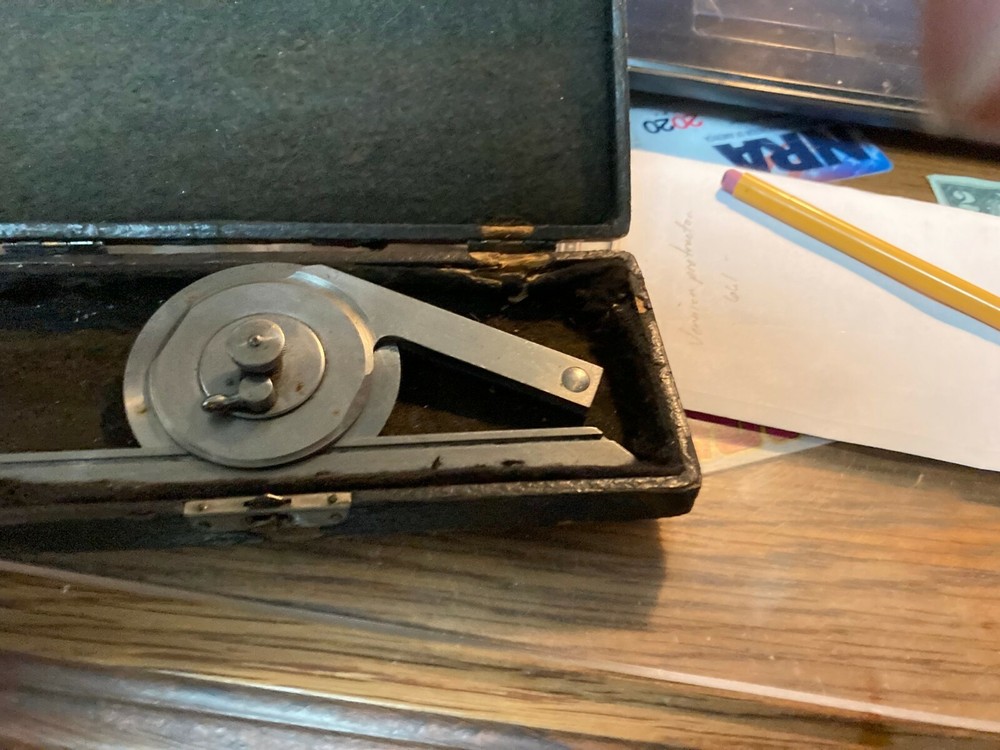 L.S.Starrett precision universal bevel vernier protractor