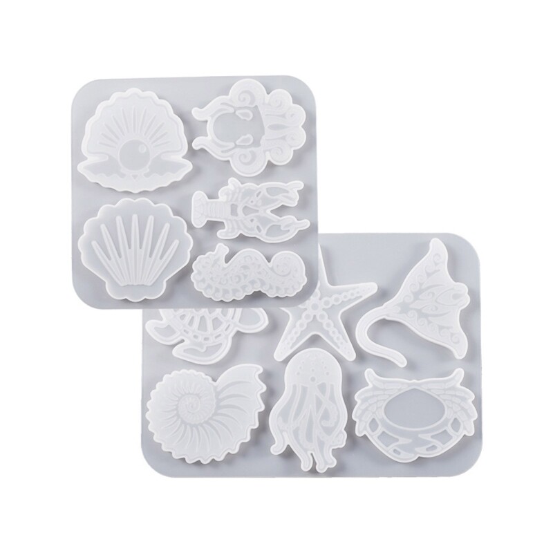 Marine Shaped Keychain Moulds Silicone Material for Hand Making