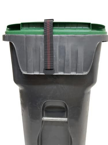 Garbage Commander Garbage Strap, Adjustable Garbage Can Security Strap, Heavy