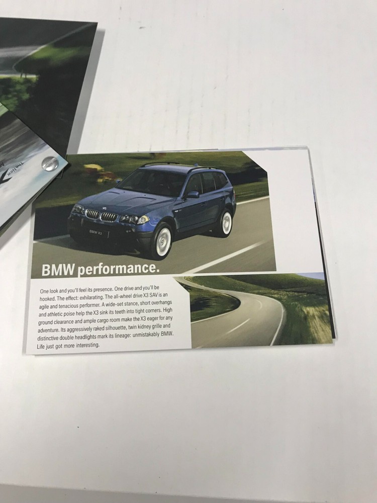 BMW The New X3 Information Booklet