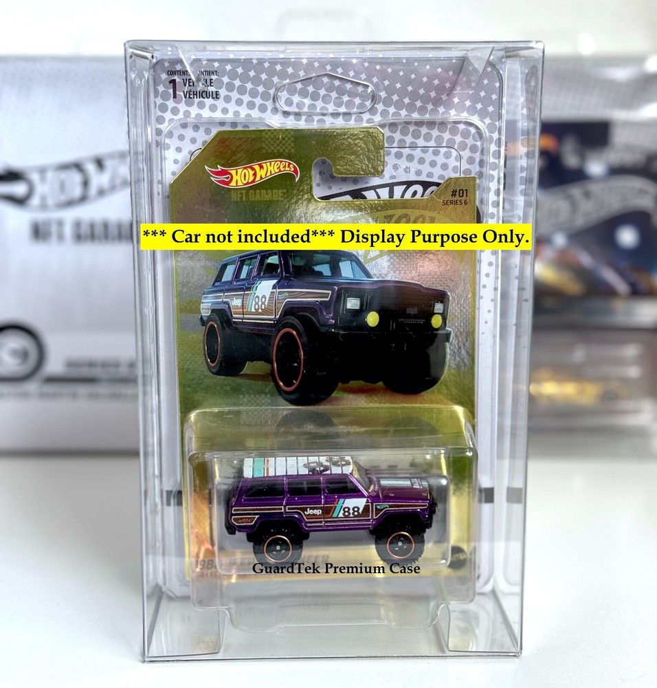 Guardtek Display Protector Case for Hot Wheels NFTH Garage Series (5 pcs)