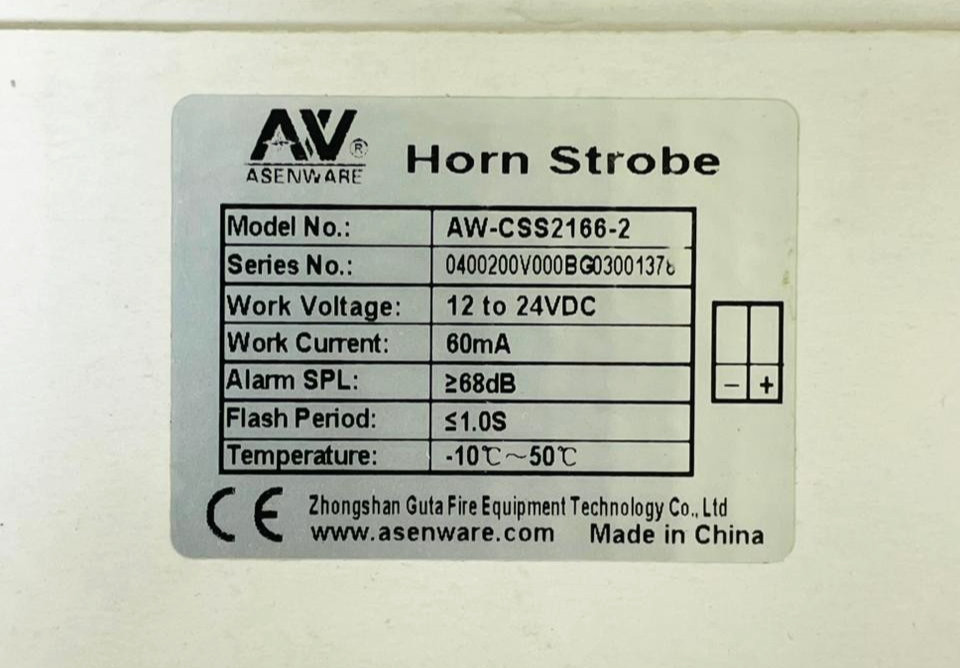 ASENWARE AW-CSS2166-2 Horn Strobe