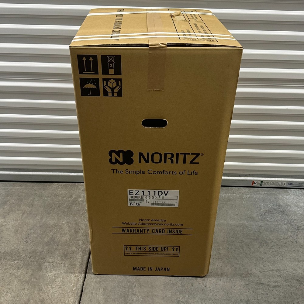 New Noritz EZ Series EZ111-DV-NG Residential Natural Gas Tankless Water Heater