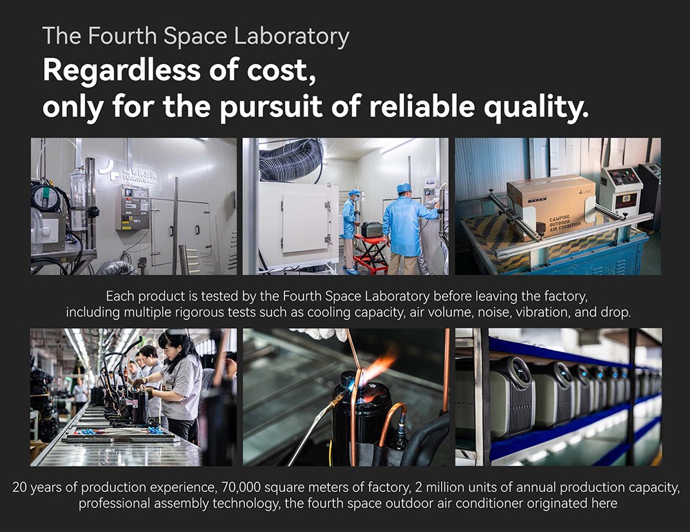 CYBERTAKE S1 Pro Portable Air Conditioner with Panasonic Compressor for Camping