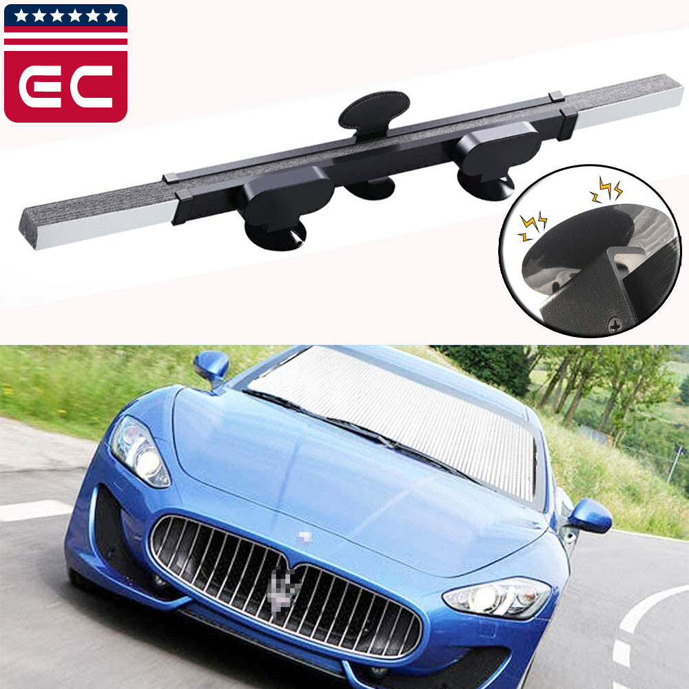 Front Car Retractable Windshield Sun Shade Visor SUV Window Folding Block Cover