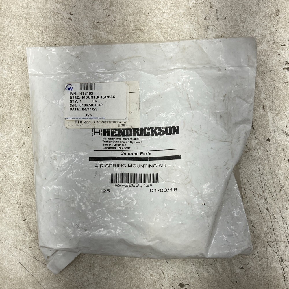 Hendrickson Air Spring Mount Kit HTS103 (New Old Stock)