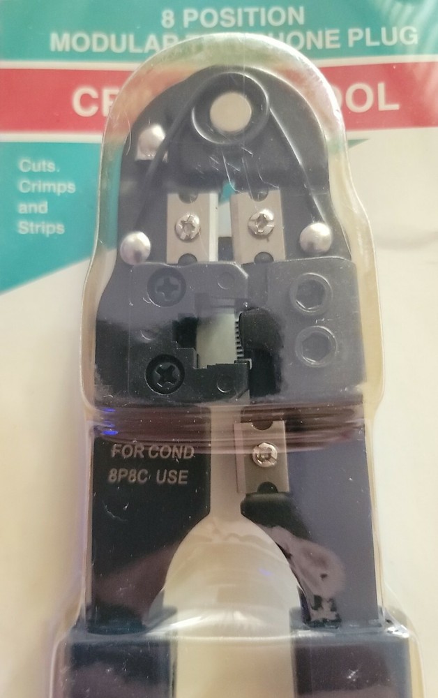 8P8C Modular Telephone Plug Crimping Tool.