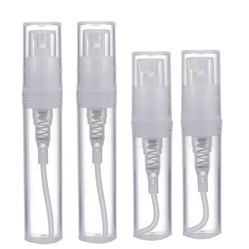 200Pcs 2/3/5/8/10ml Mini Refillable Bottle Protable Plastic Spray Perfume Bottle