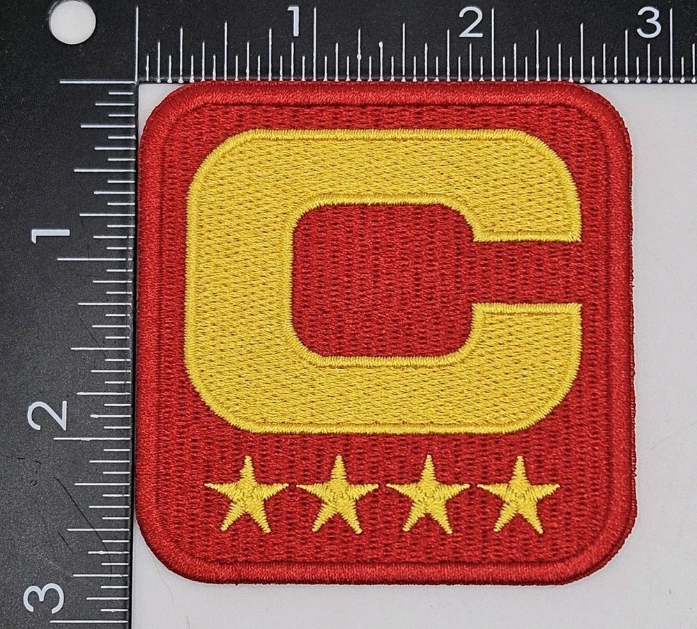 4 Star Captain C Patch Red / Yellow Gold V2