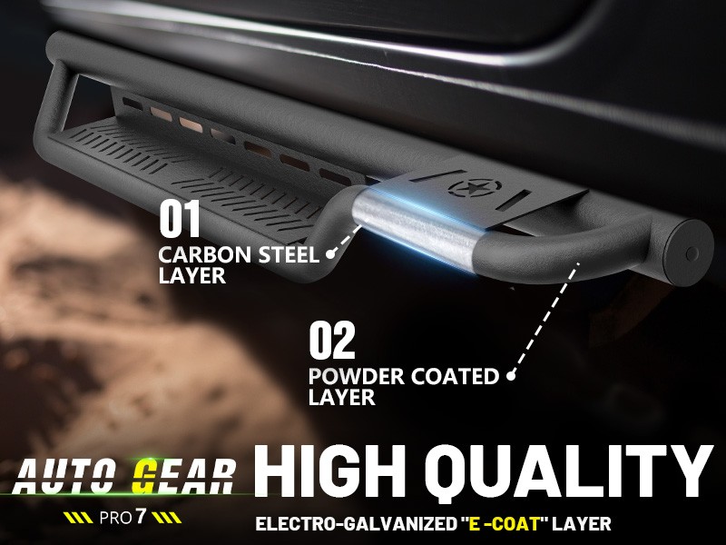 Sides Step Nerf Bars Running Boards For 07-18 Silverado & Sierra 1500 RegularCab