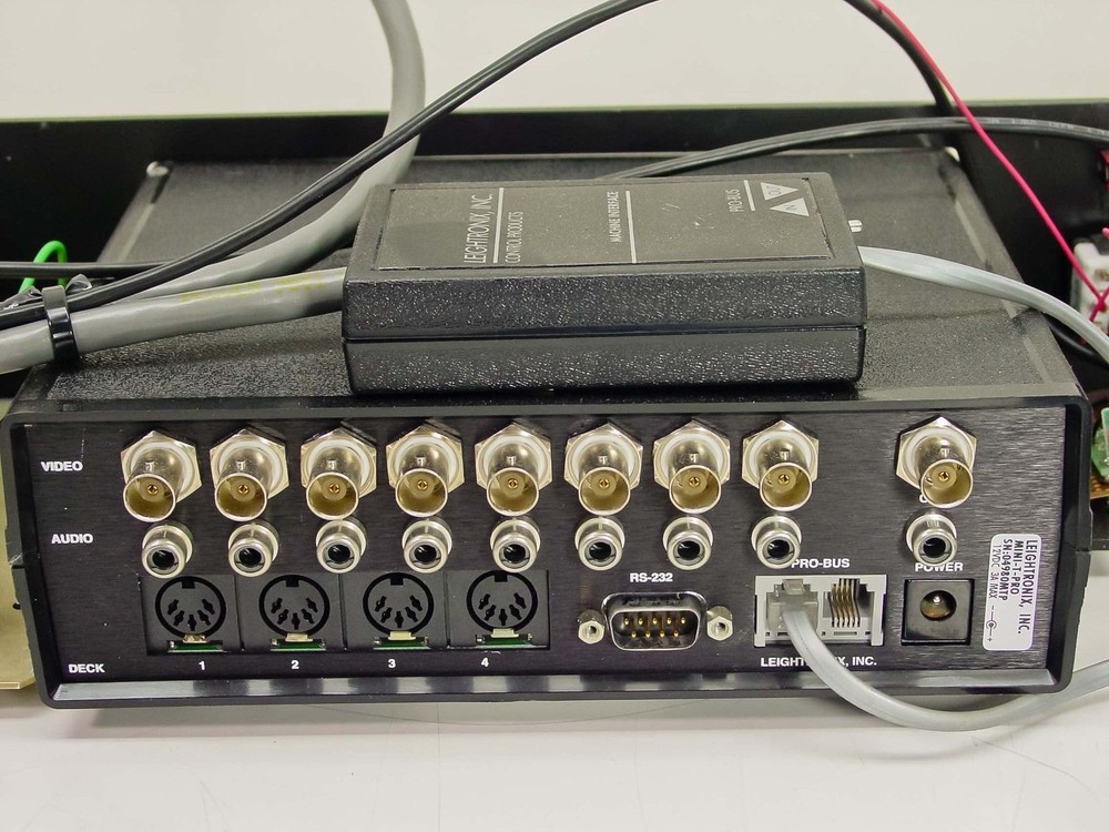 Leightronix Mini-T-Pro Console Video Switcher Schedule Programmer - As Is