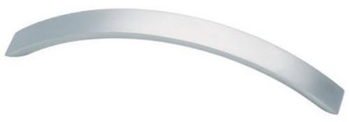 (5 Pack) 5 inch Modern Collection Flat Bow Pull Dull Chrome