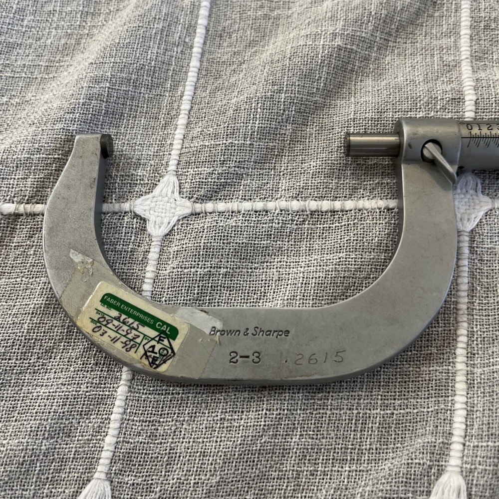 Brown and Sharpe 2"-3" Micrometer