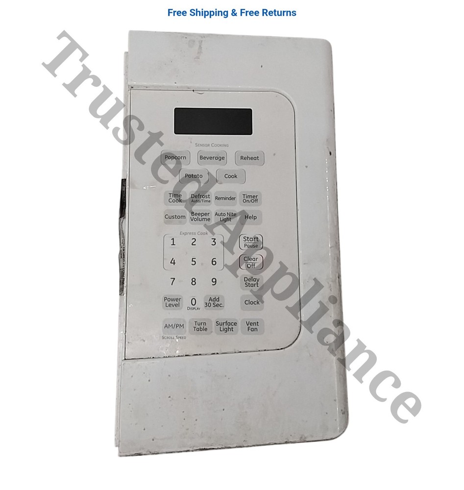 GE Microwave Control Panel Console WB07X11047 WHITE