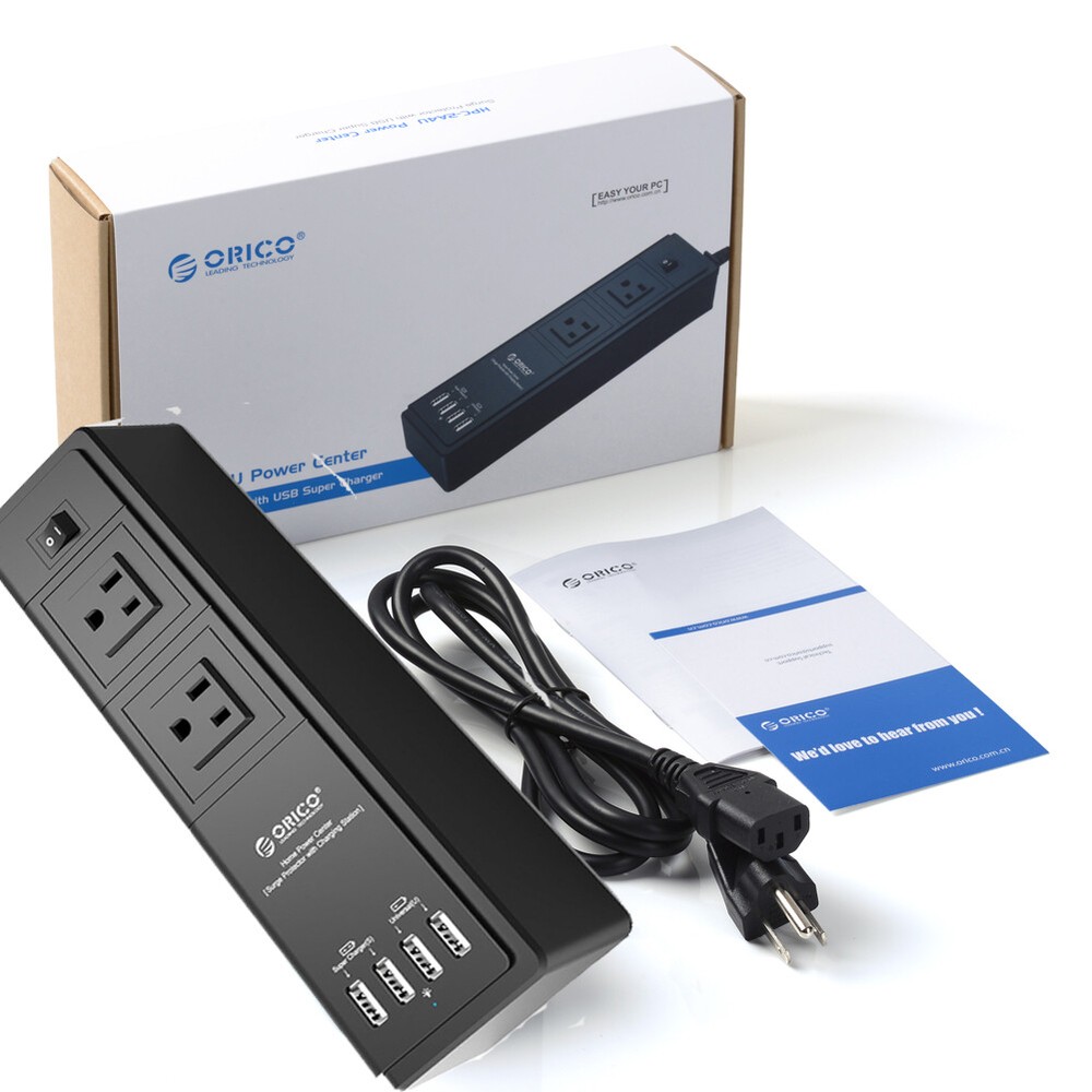 Surge Protector with USB Super Charger