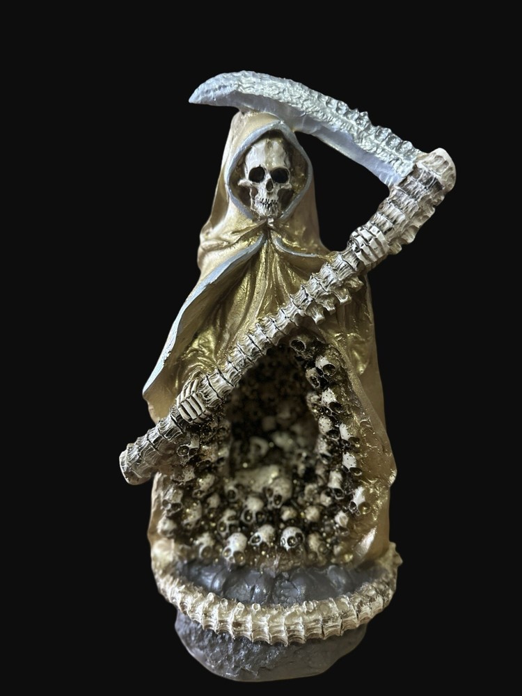 Santa Muerte Deseo * Oro * Curada 10”