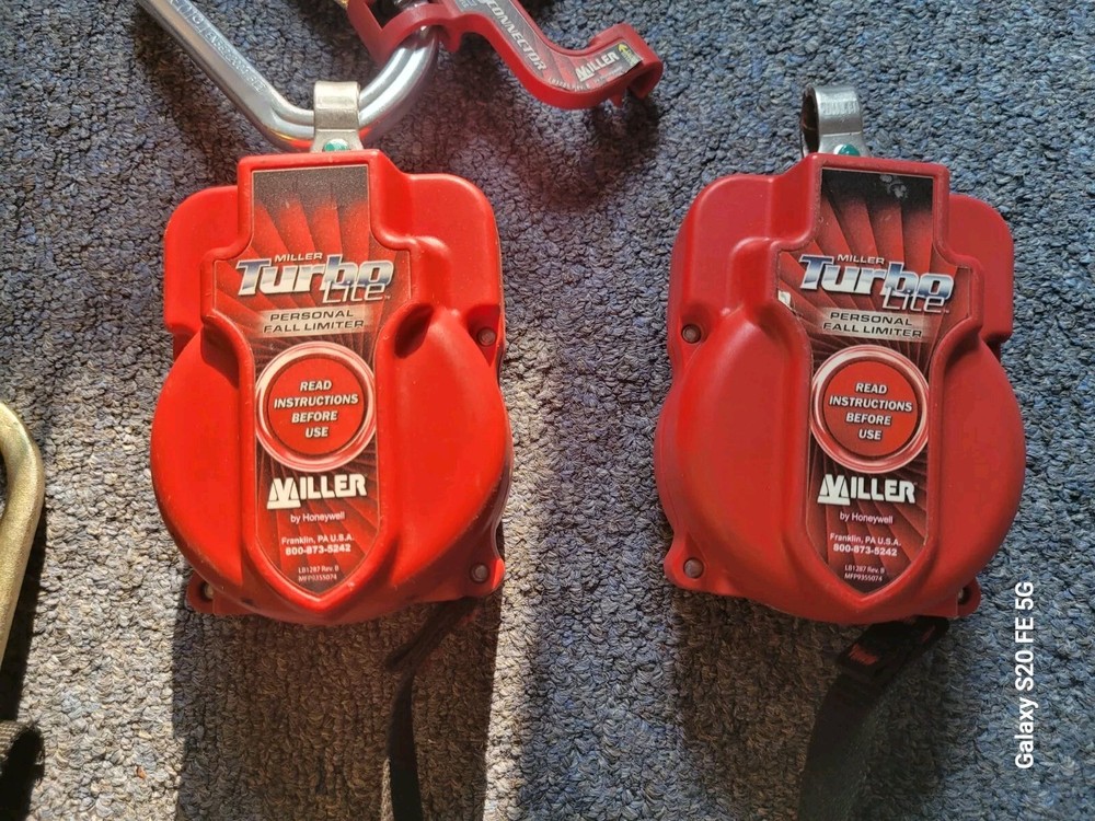 Miller Personal Fall Limiters With Anchoring Strap