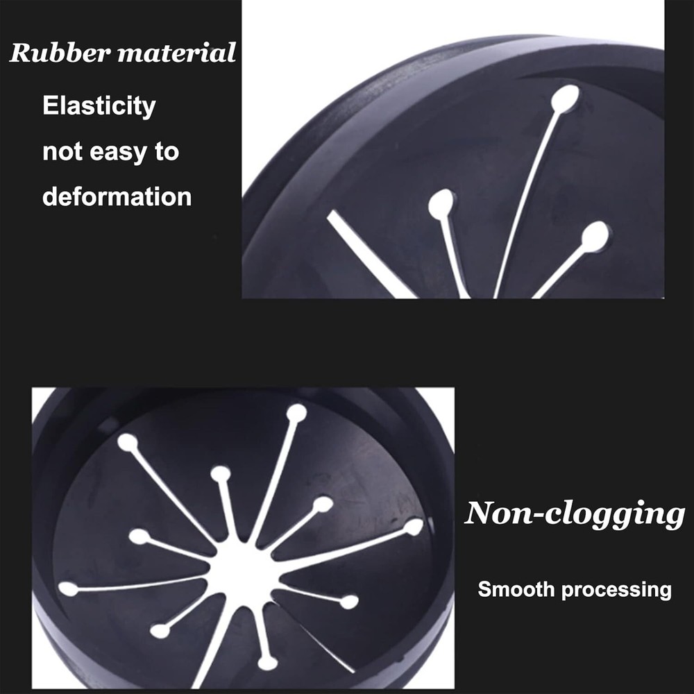 Garbage Disposal Splash Guard Collar Sink Baffle 3.1/8" QCB-AM RubberSink Baffle