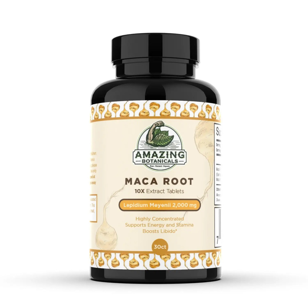 Maca Root 10X Extract Tablets 2,000 mg