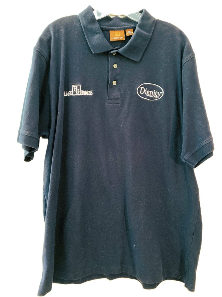 Hardage Giddens Dignity Memorial Navy Shirt 2XL
