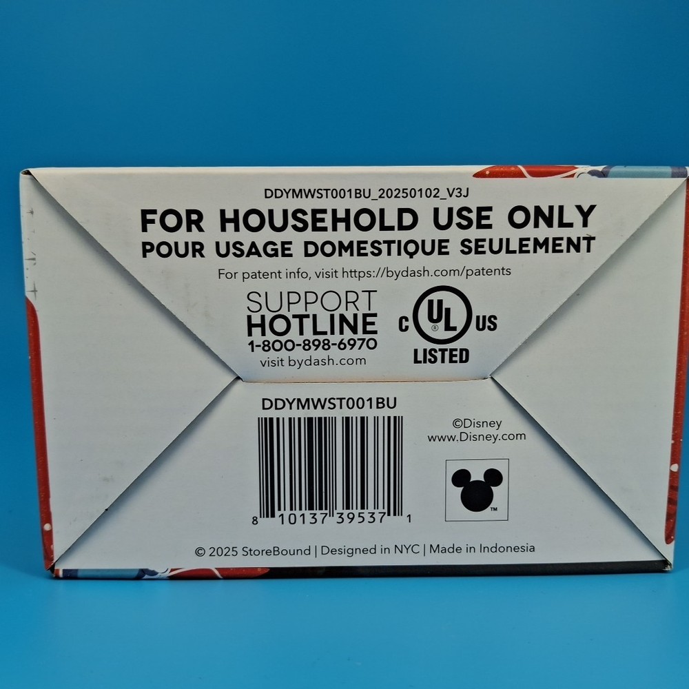 Disney Dash Stitch Santa Mini Waffle Maker