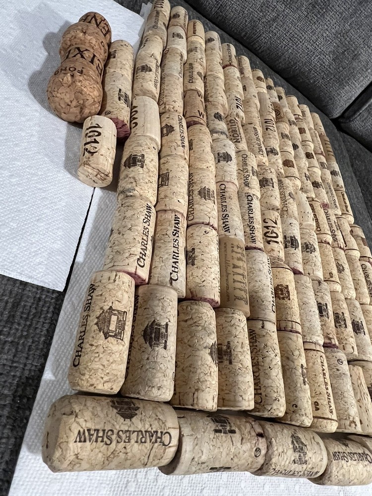 107 WINE CORKS For Crafting. One Lot