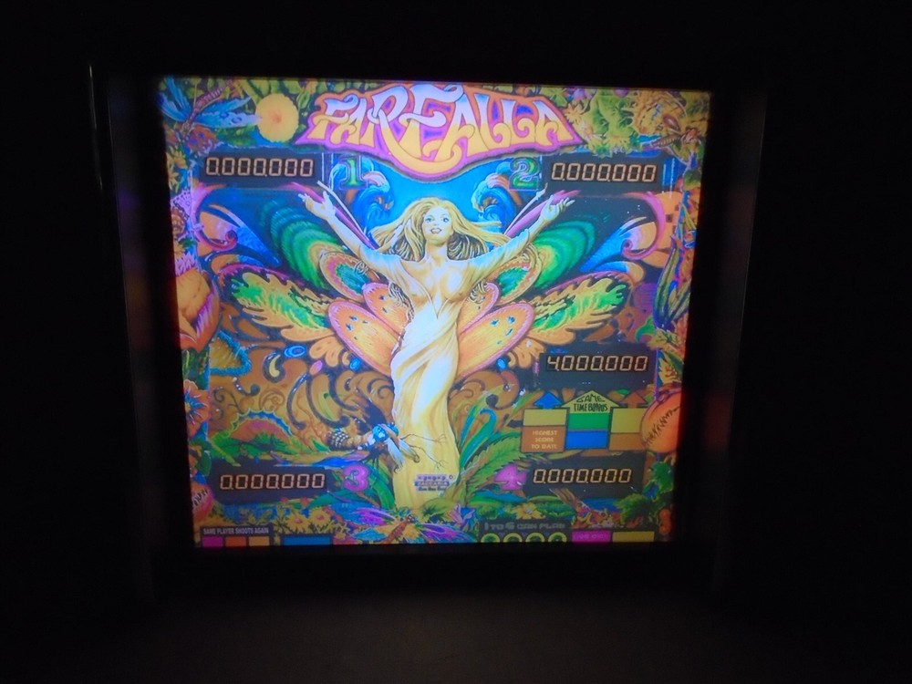 Zaccaria Farfalla Pinball Head LED Display light box