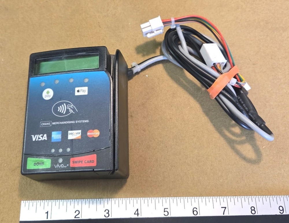 Crane ID Tech vending machine credit card reader  - Tested good