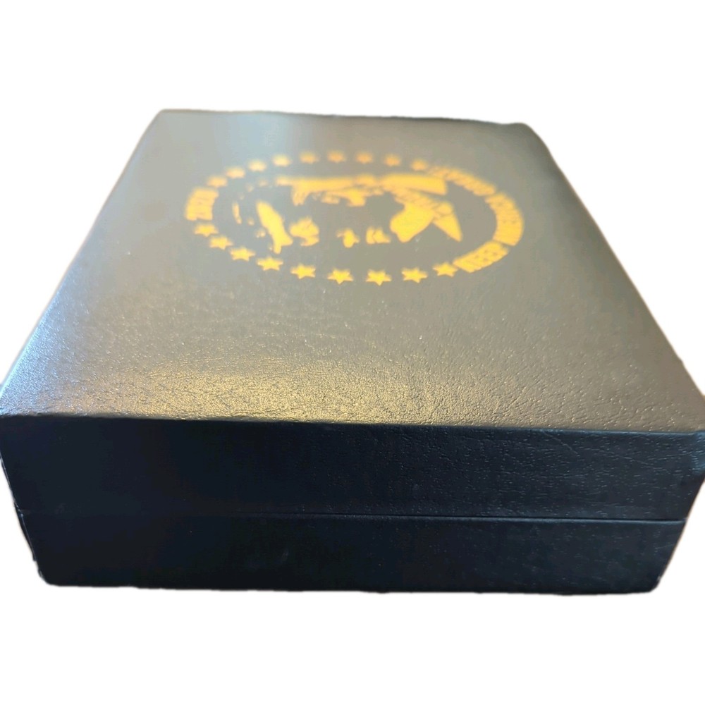 President Trump Collection Box with commemorative coin.