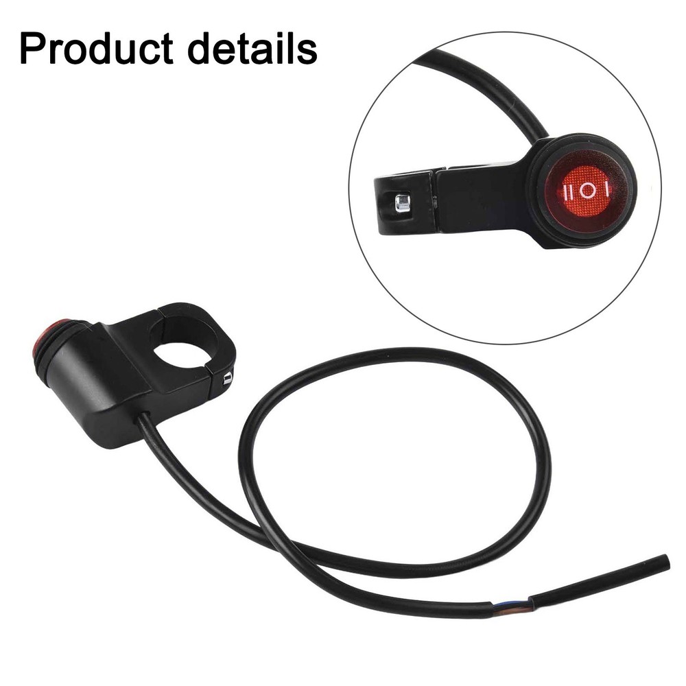 Compact Design Motorcycle Light Control Switch with Waterproof Feature