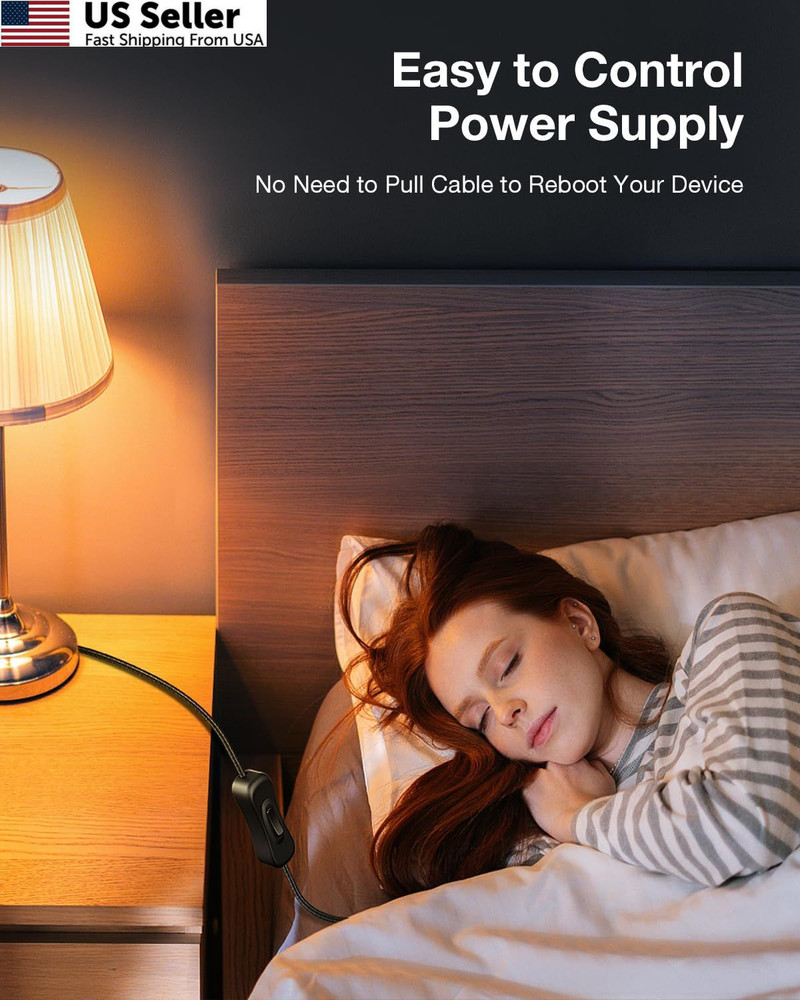 ANDTOBO USB Switch Extension Cable, (Upgraded Data + Power) 100 centimeters