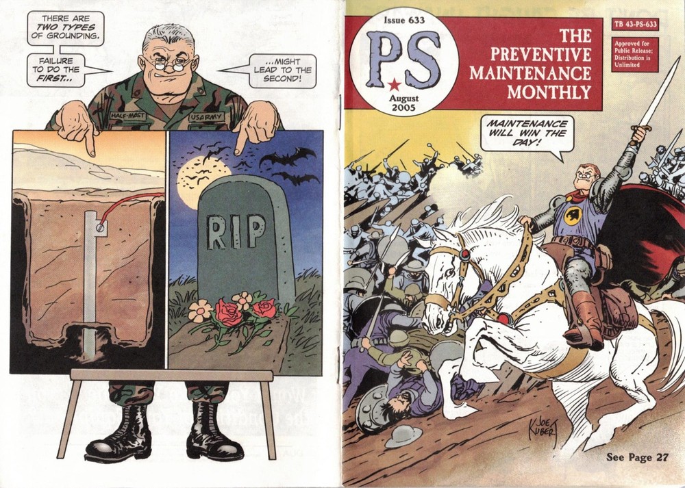 PS: PREVENTIVE MAINTENANCE MONTHLY ~ 2005 ~ 7 Issues ~ Joe Kubert Artwork ~ MINT