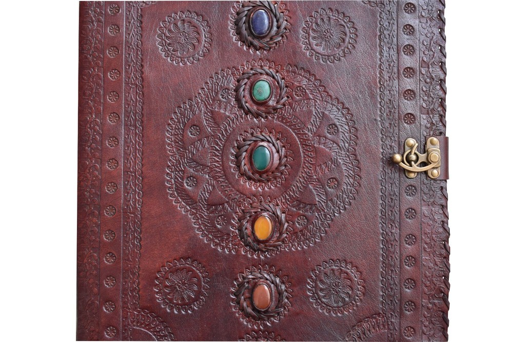 Large leather journal Notebook Diary Blank Pages Personal Bound journals 22x14