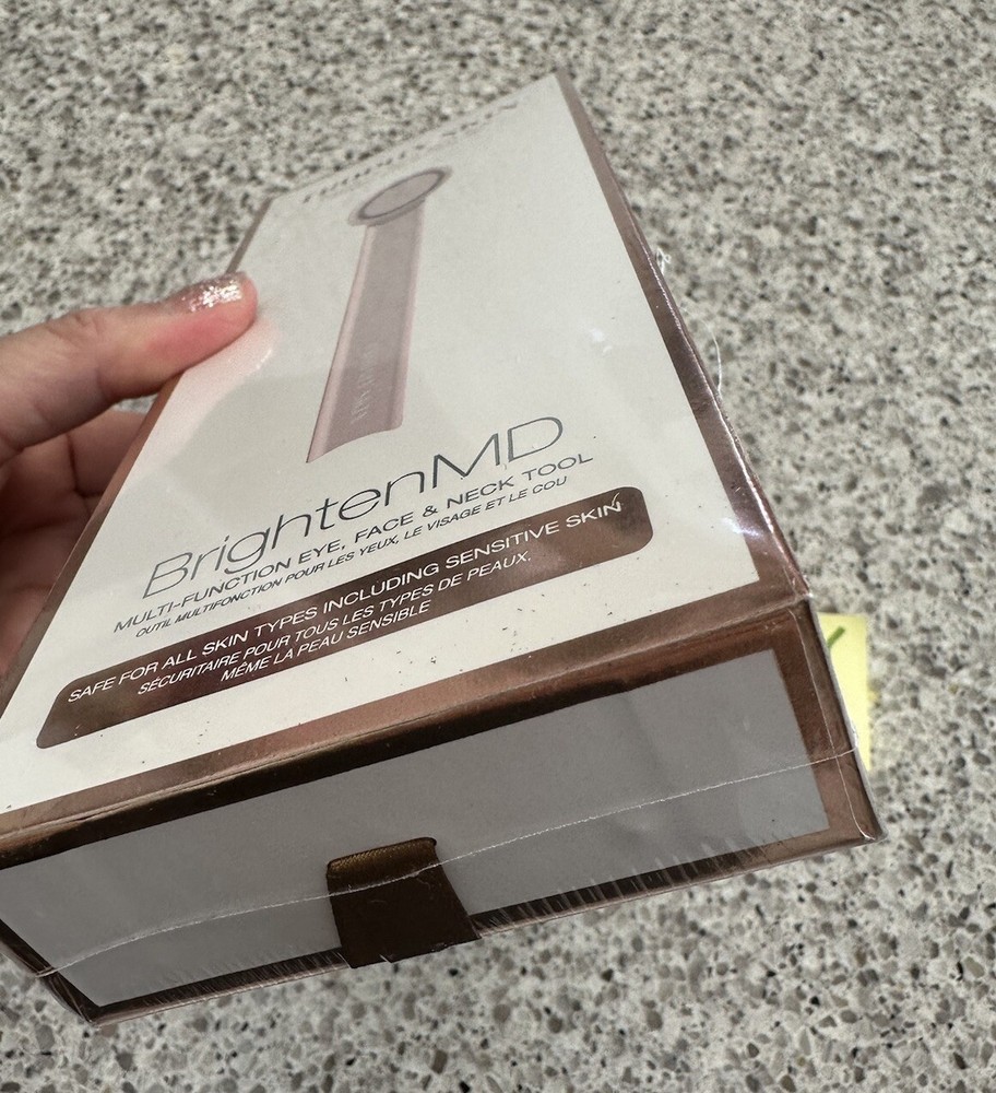 Trophy Skin Brighten MD Multi Function Device Face & Neck TOOL NEW SEALED BOX