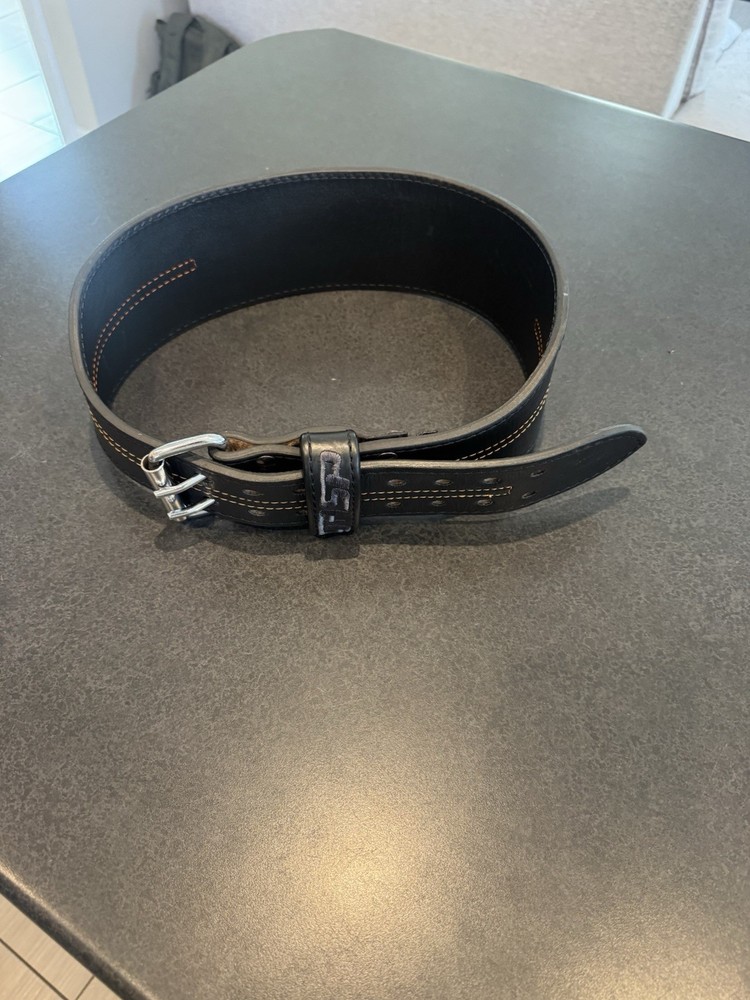 GASP Leather weight lifting belt Large