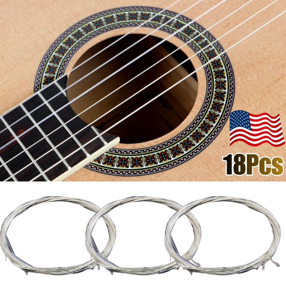 18Pcs Strings Replacement Nylon String For Classical Acoustic Guitar Music Tool